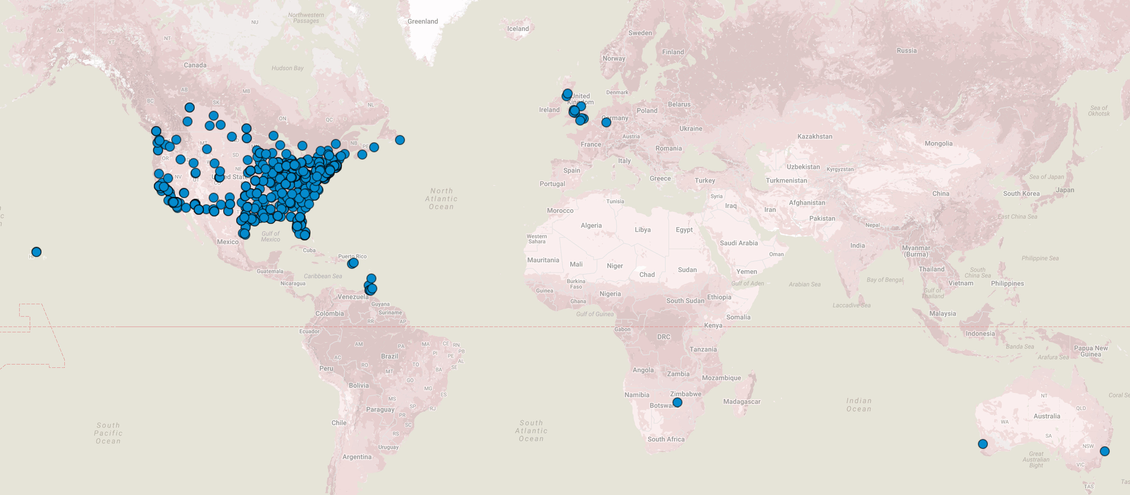 SGU Residency Map - Historical 2008-2017 (Interactive Google Maps 